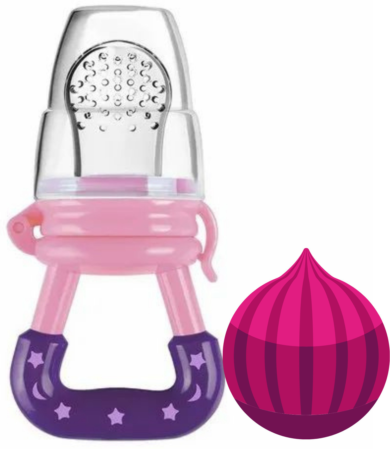 aapni dukan SST Sales Baby Food And Fruit Nibbler & Pacifier Teether BPA Free Nibbler NH443 Feeder image 1