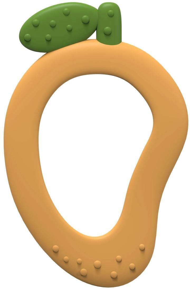 toggle play Mango Fruit Shape Soft Silicone Teether for Babies 3-6 Months Teether-picture-40