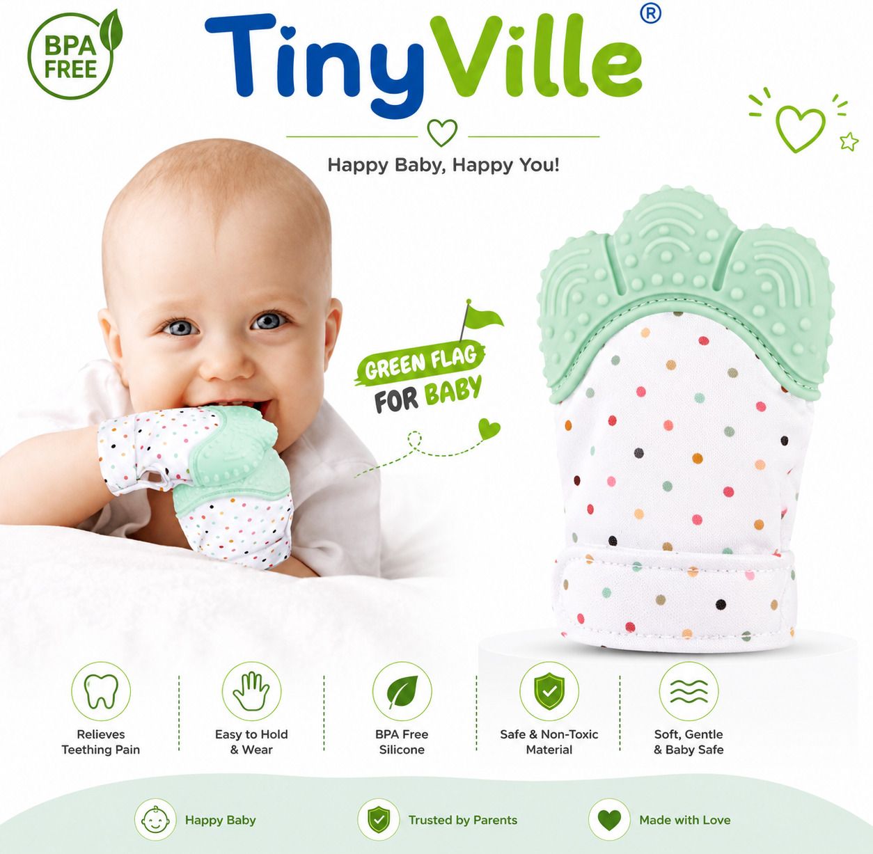 tinyville 0+ MNTHS WORTHY PRODUCTS FR BABY Teether and Feeder-picture-39