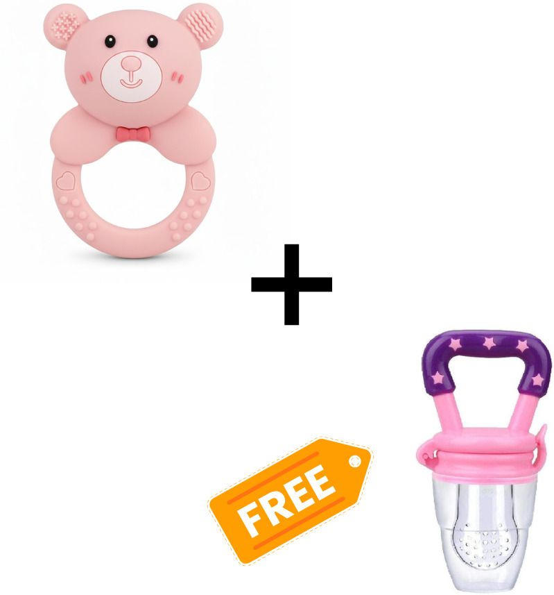 Bear Shape Teether With Free Fruit Feeder-image-45