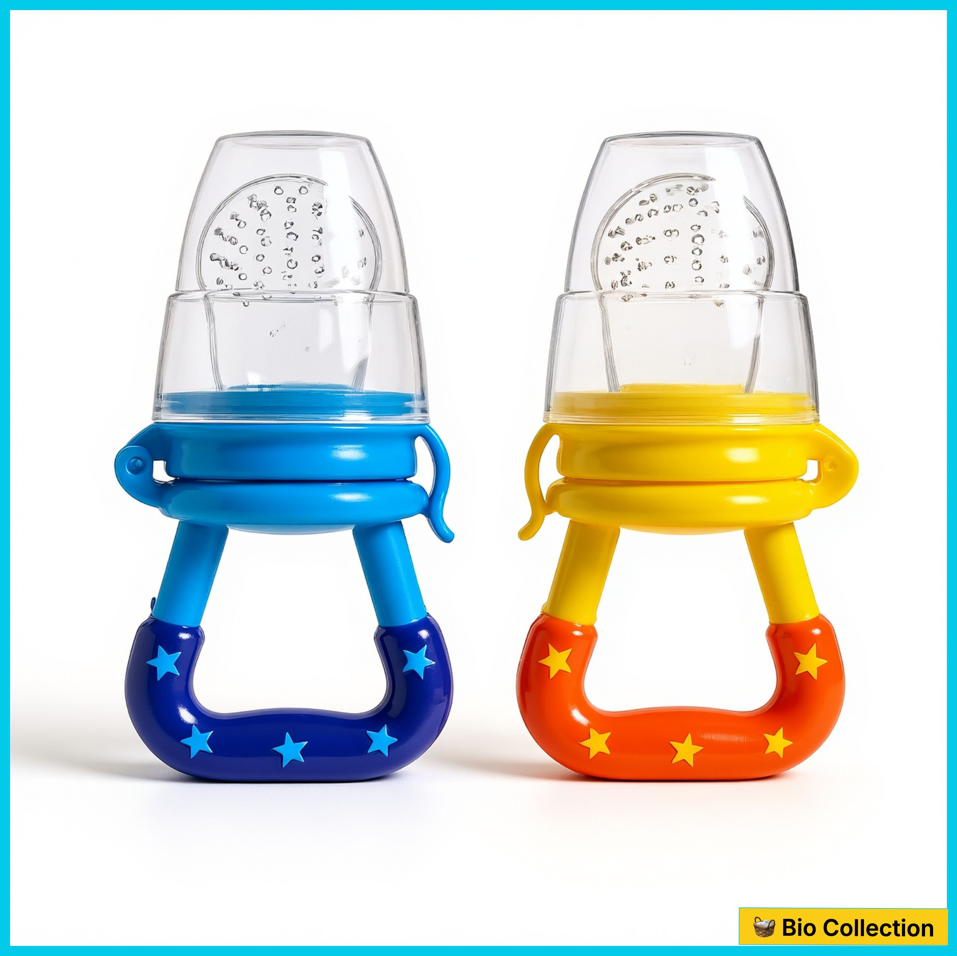 bubblino Silicone Baby Fruit Nibbler and Food Feeder Set, Soft Teether Toy for Infants Feeder-picture-41