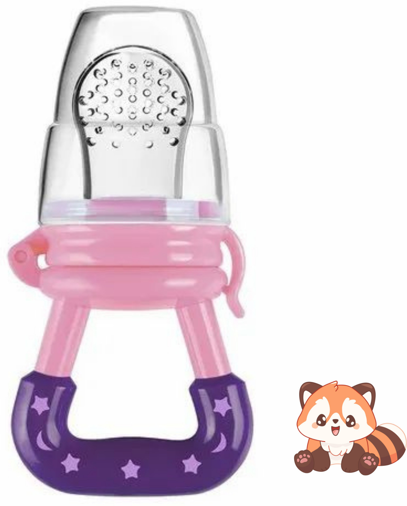aapni dukan SST Sales Baby Food And Fruit Nibbler & Pacifier Teether BPA Free Nibbler BN417 Feeder image 1