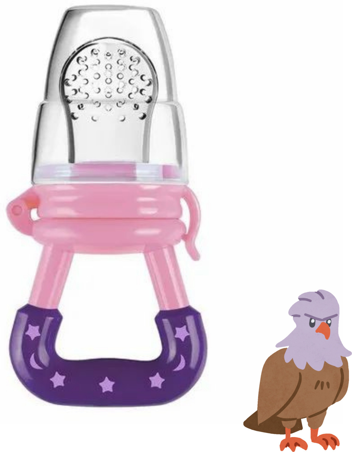 aapni dukan SST Sales Baby Food And Fruit Nibbler & Pacifier Teether BPA Free Nibbler BN171 Feeder image 1