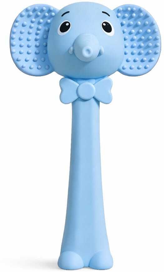 hi mom Cute Elephant Silicone Baby Teether with Textured Ears – Soft Chew Toy Teether-picture-30
