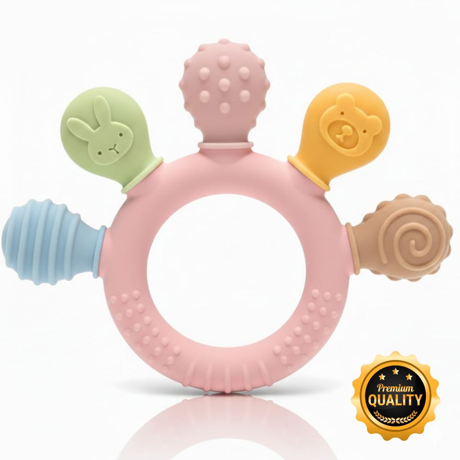 ambika11 Baby Silicone Teether / Teething Ring Teether and Feeder-picture-33