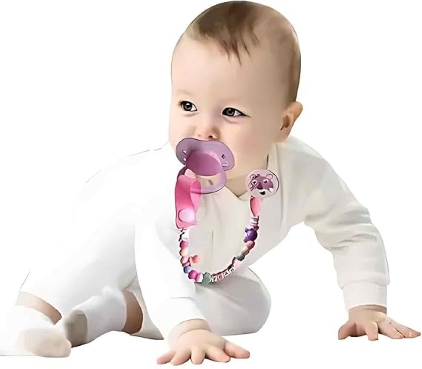 KP Baby Soother with Chain Pacifier Nipple Dummy Holder for Teethers Soother Soother-image-48