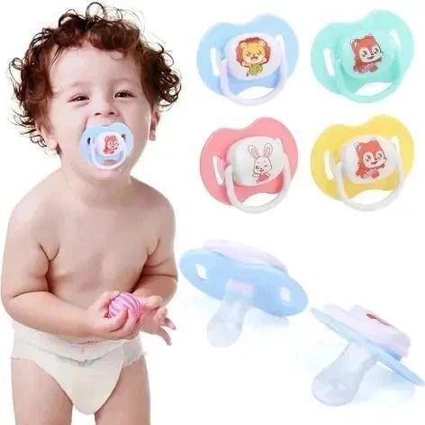 m enterprijes Baby Pacifier Soother for Newborn Infant Baby Boys Girls Bpa Free Soother Teether and Feeder-picture-24