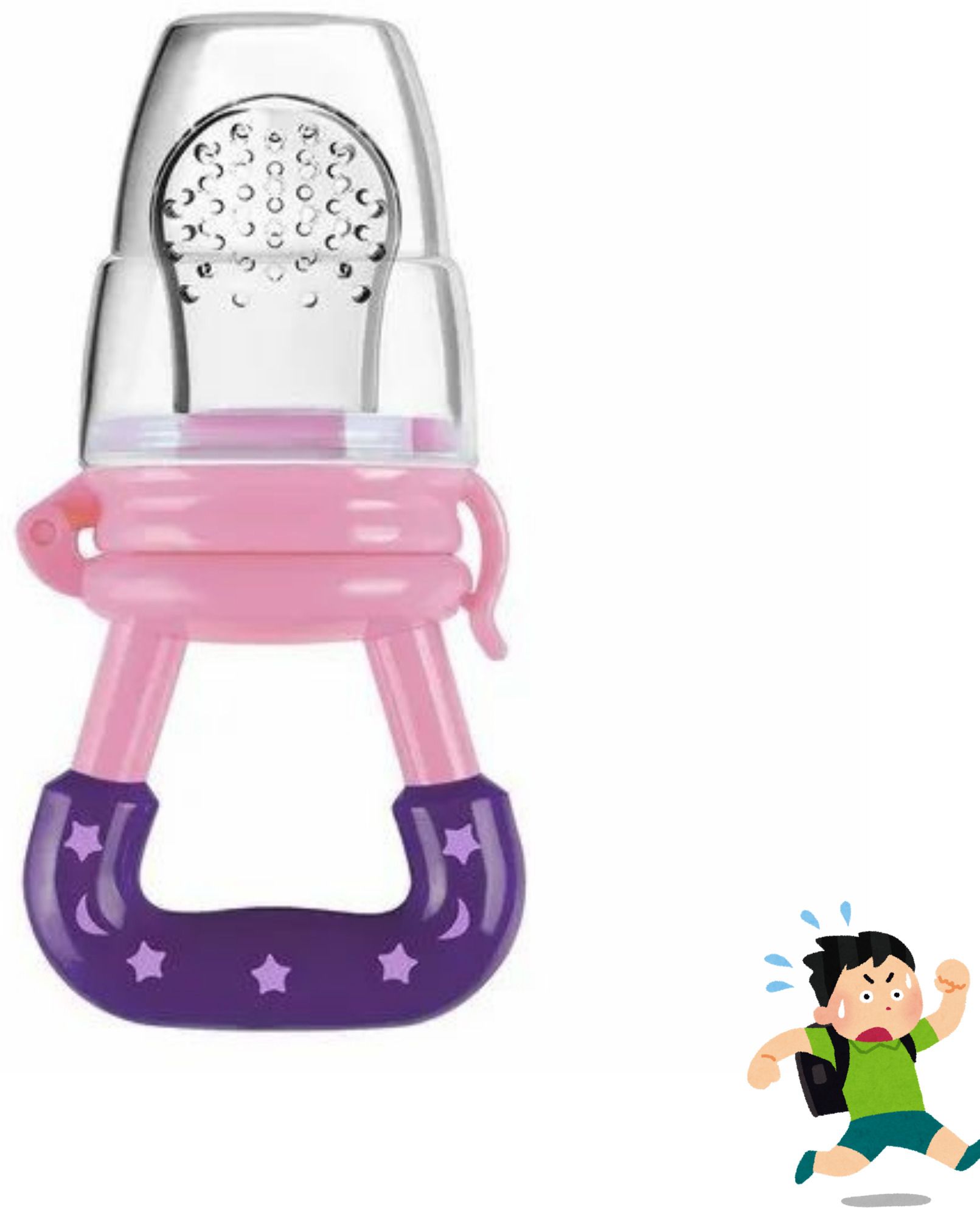 aapni dukan SST Sales Baby Food And Fruit Nibbler & Pacifier Teether BPA Free Nibbler BH276 Feeder-picture-13