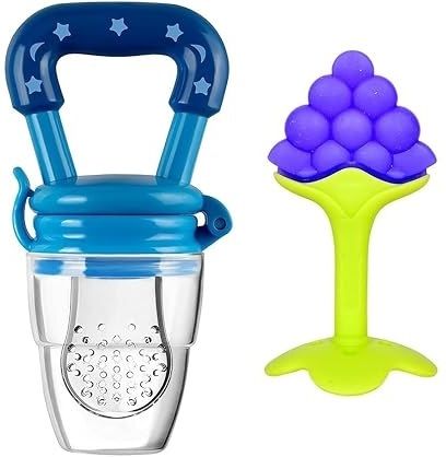 Silicone Fruit Shape Teether and Fruit Nibbler for Baby Feeder-image-32