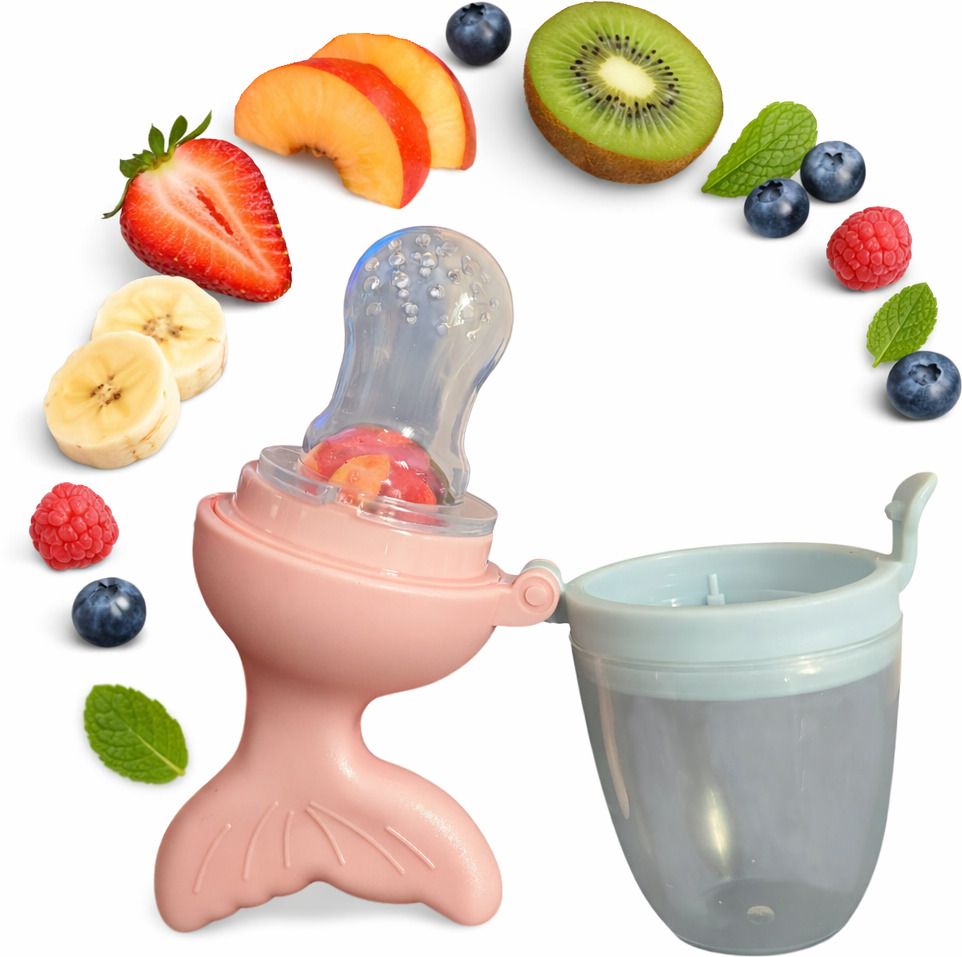 FISH SHAPE FRUIT & FOODFEEDER PINK Feeder