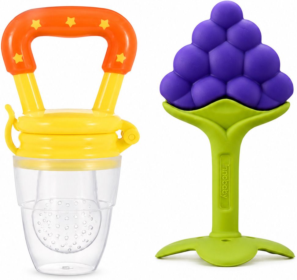Baby Fruit Feeder & Teether Set Teether and Feeder-image-12