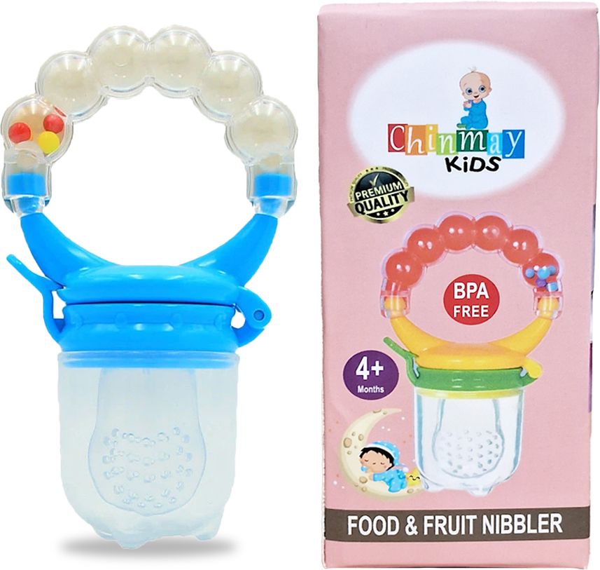 chinmay kids Baby Pacifier Food Feeder Silicone Fresh Fruit Milk Nibbler Feeding Safe Kids Soother-picture-47