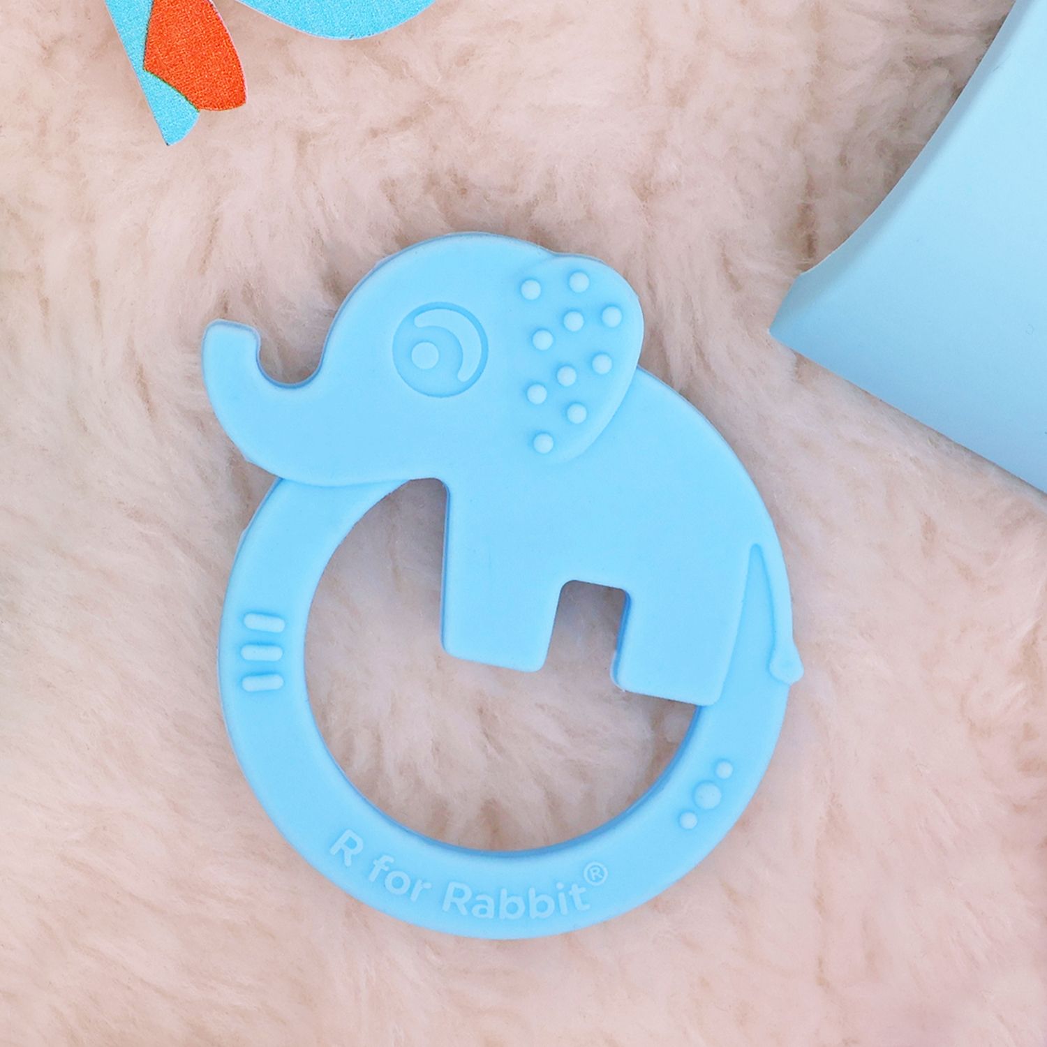 r for rabbit Tiny Bites Zoobie Baby Silicone Teether with Soft Edges and Choke-Free Design Teether-picture-11