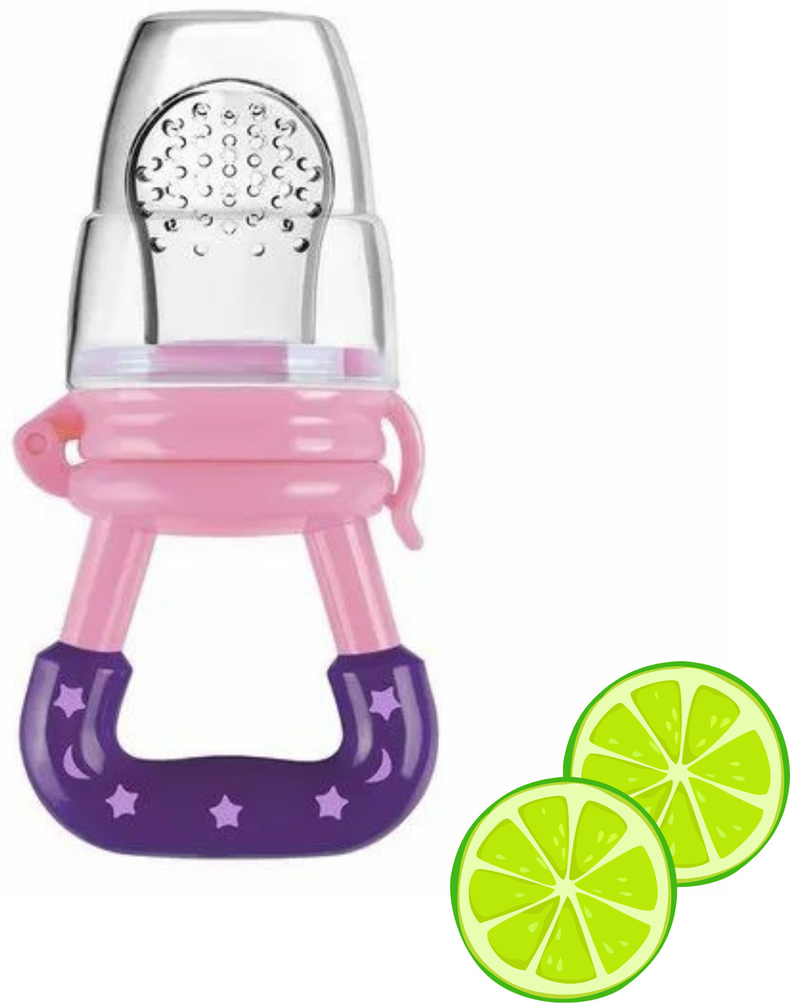 aapni dukan SST Sales Baby Food And Fruit Nibbler & Pacifier Teether BPA Free Nibbler NH238 Feeder image 1