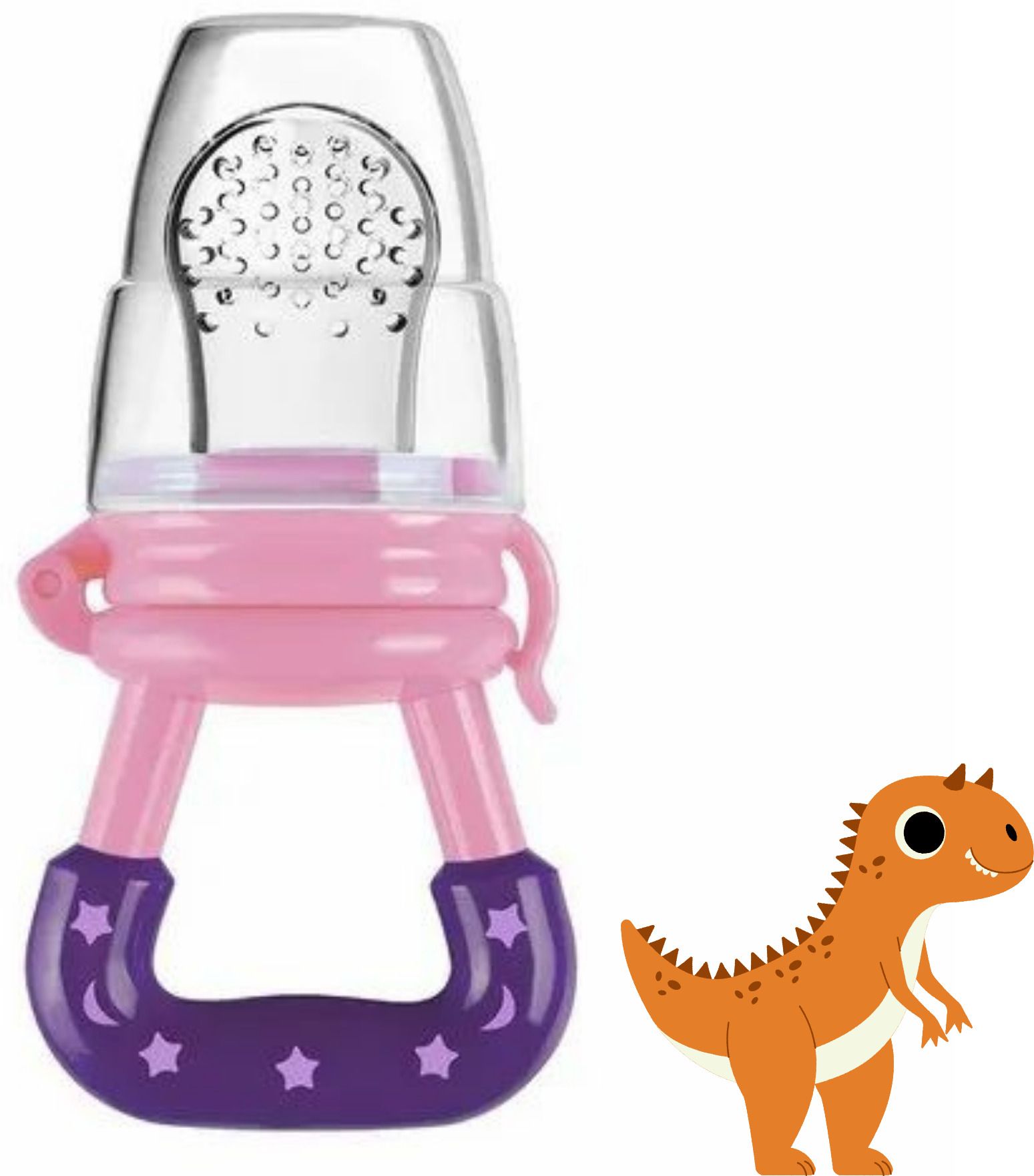 aapni dukan SST Sales Baby Food And Fruit Nibbler & Pacifier Teether BPA Free Nibbler BN128 Feeder-picture-11