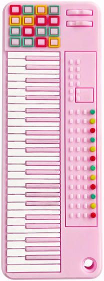babyden Silicone Baby Teether Toy | Cute Piano Shape BPA-Free Teether-picture-16