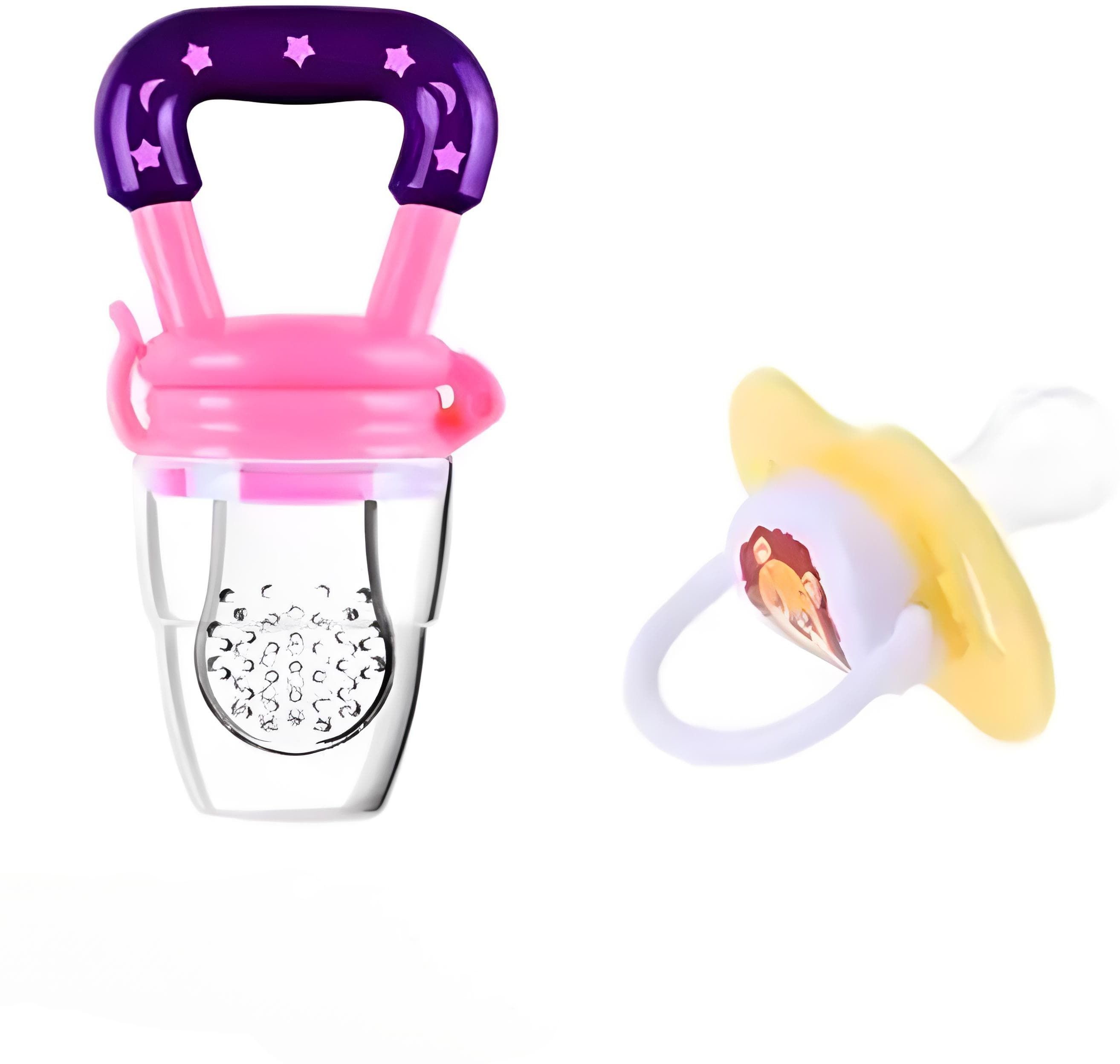 Combo of Fruit Nibbler And Soother Baby Nipple Feeder Soother