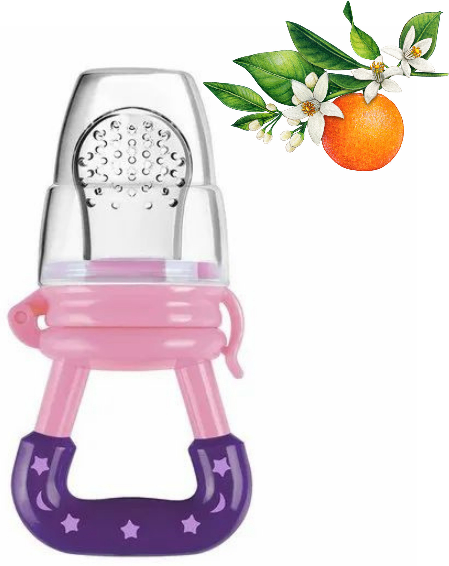 aapni dukan SST Sales Baby Food And Fruit Nibbler & Pacifier Teether BPA Free Nibbler NH266 Feeder image 1