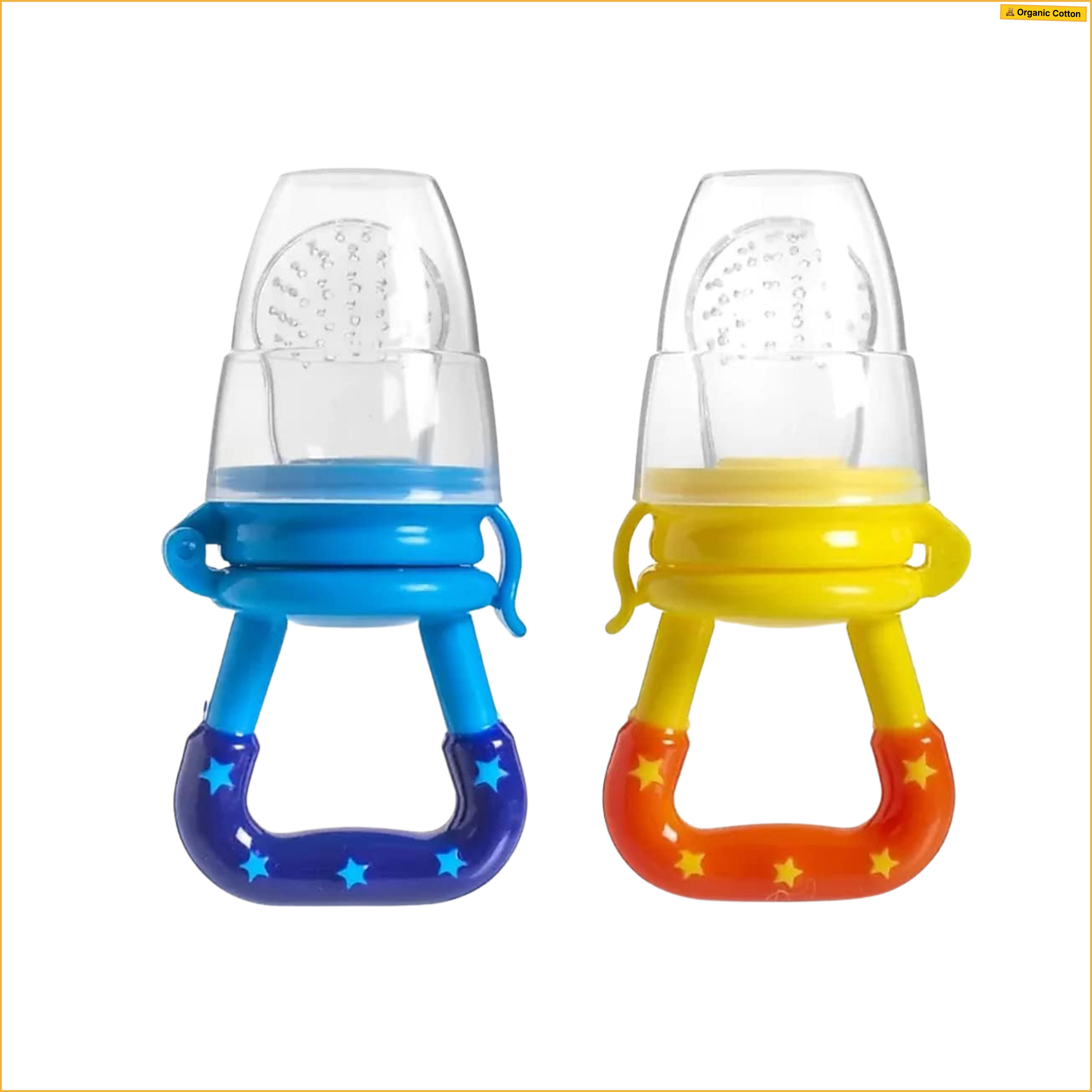 bubblino Fruit feeder, Pack of 2pc Food Grade Silicone (Multicolour, 03-36 Months) Feeder-picture-40