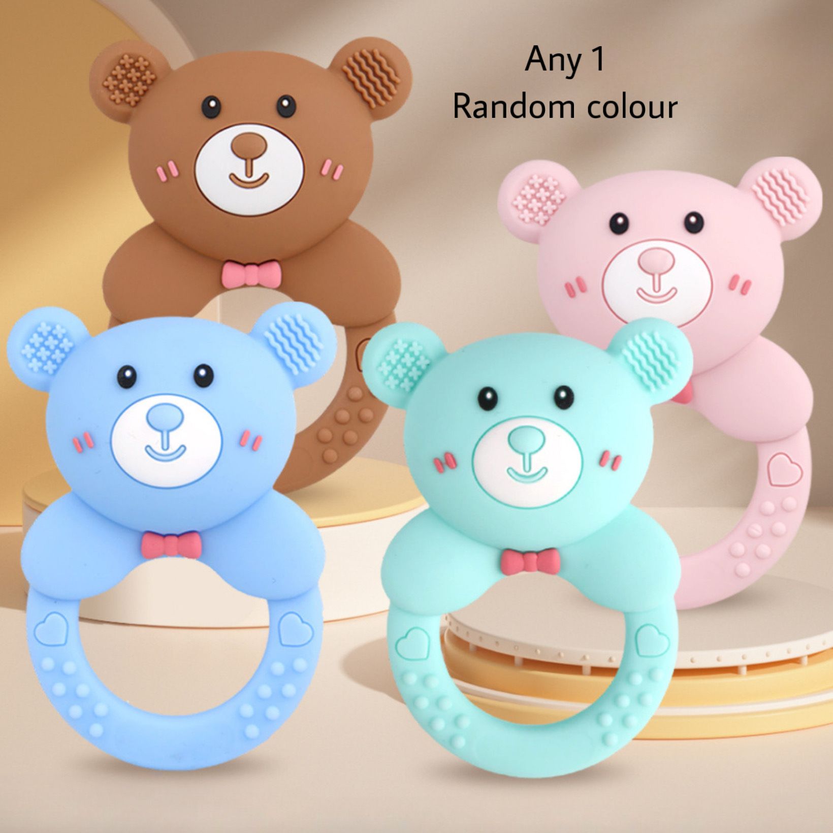 Teddy rattle teether Teether
