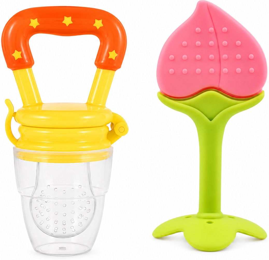 Baby Fruit Feeder & Teether Set Teether and Feeder-image-6