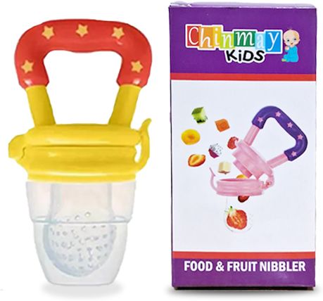 1 Pc Baby Pacifier Food Feeder Silicone Fresh Fruit Milk Nibbler Feeding Safe Kids Supplies Nipple Teat Pacifier Bottles - Multicolor Soother-image-47