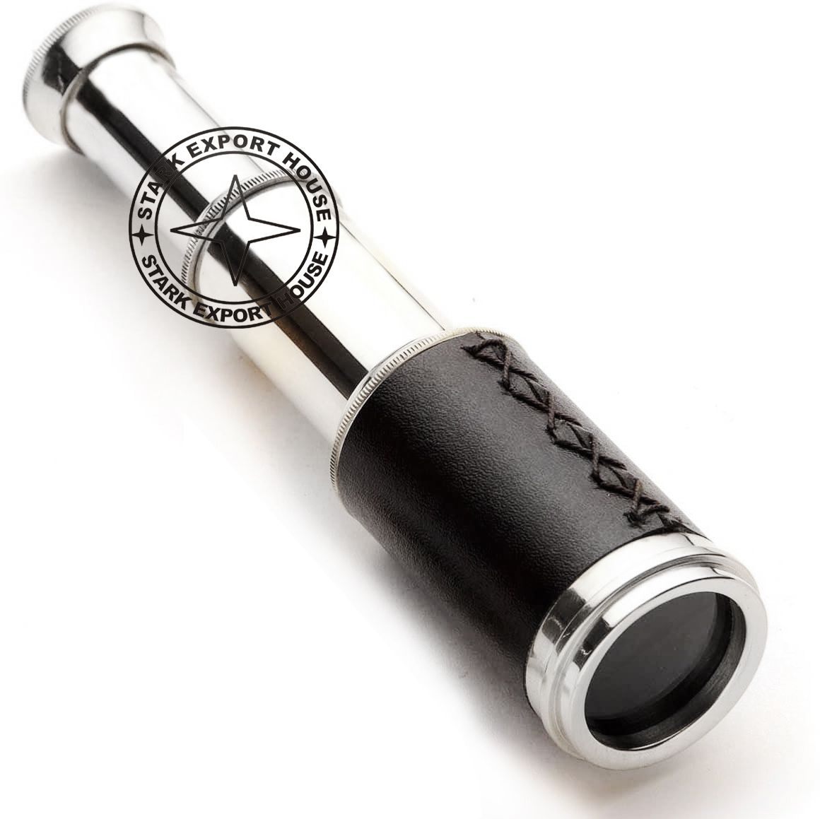 Stark Export House Nickel Brass Marine Binoculars Telescope 6 inches Nautical Best for Gift Catadioptric Telescope-image-30