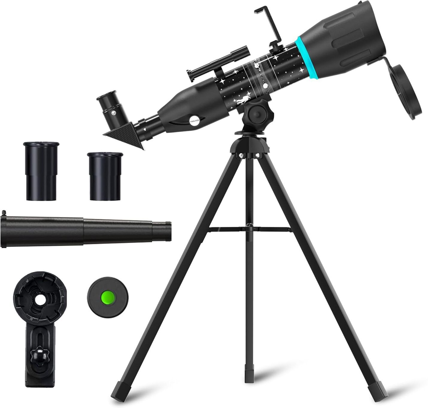 sounce 70mm Refractor Telescope 96x Zoom, Fully Coated Optics, Beginner Scope Refracting Telescope-picture-45