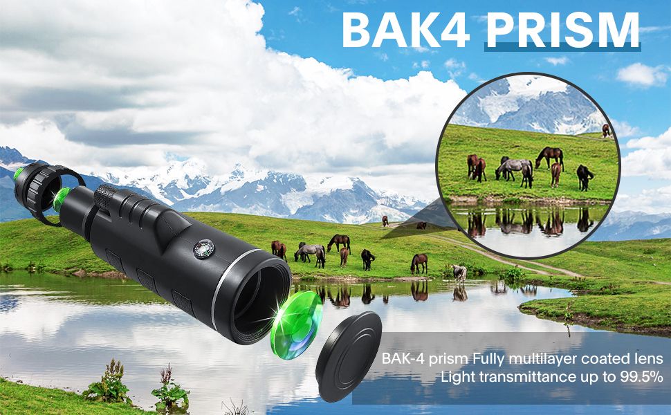 Voltegic Panda 40x60 Dual Focus Monocular Scope for Sports & Nature Monocular-image-38