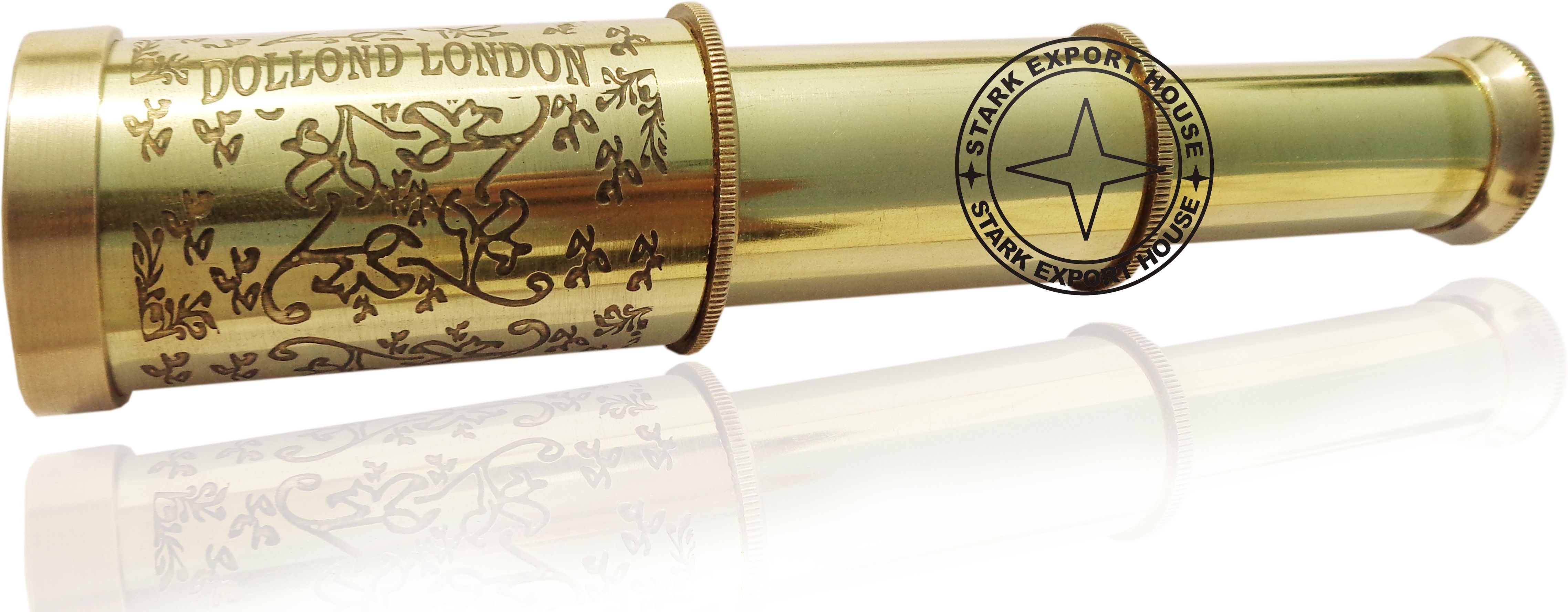 Stark Export House Brass Nickle Telescope 6-inch Best For Gift Item Reflecting Telescope