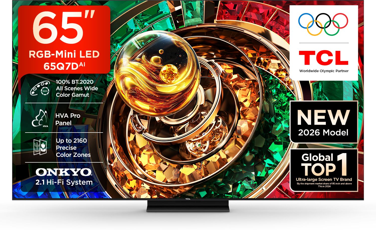 Q7D 163.83 cm (65 inch) Ultra HD (4K) Mini LED Smart Google TV 2026 Edition with Up to 2160 Precise Dimming Zones Up to HDR 2000 nits HVA Pro Panel with Up to 100% BT.2020 40W ONKYO 2.1Hi-Fi with Flush Unibody & Slim Design RGB-Mini LED-image-21