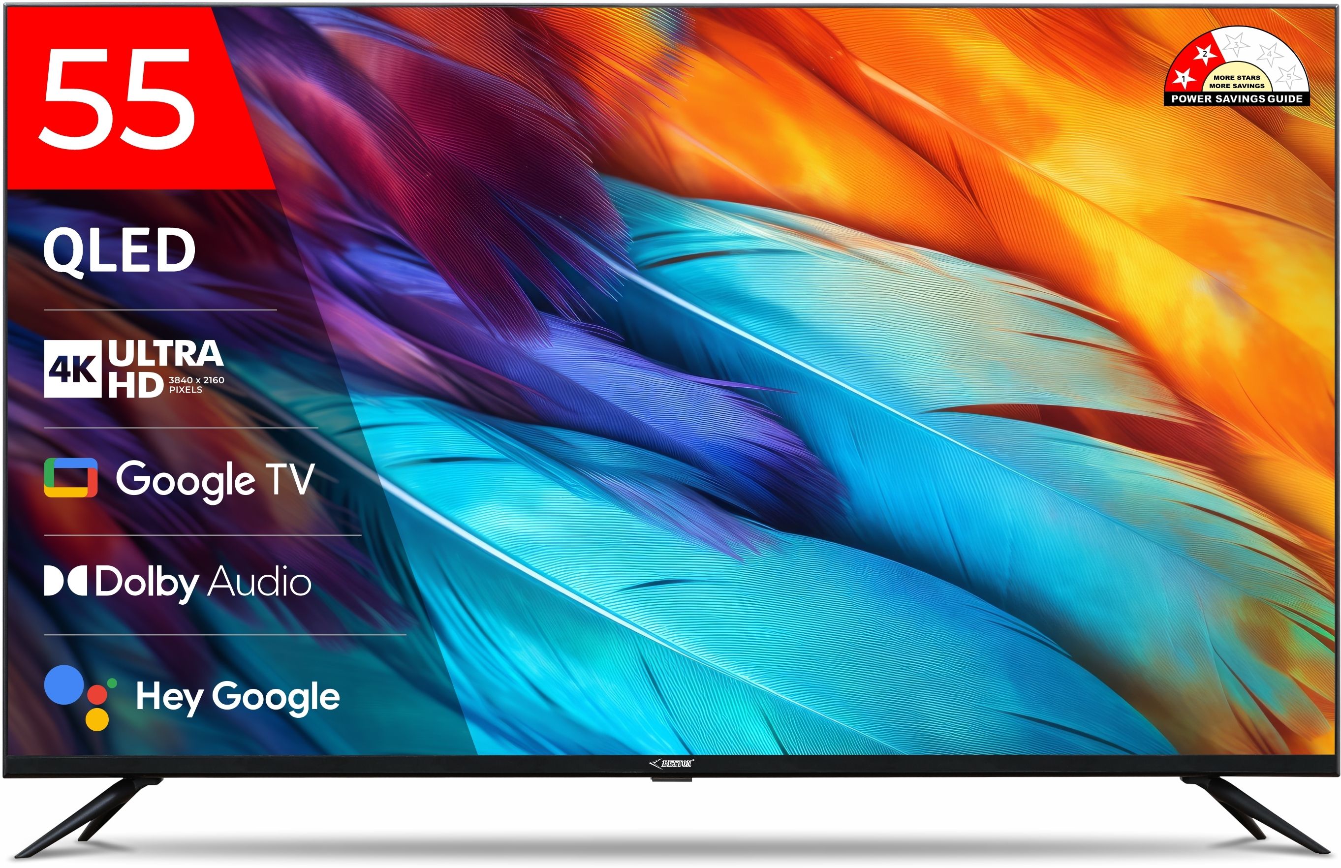 140 cm (55 inch) qled ultra hd (4k) smart google tv 2025 edition