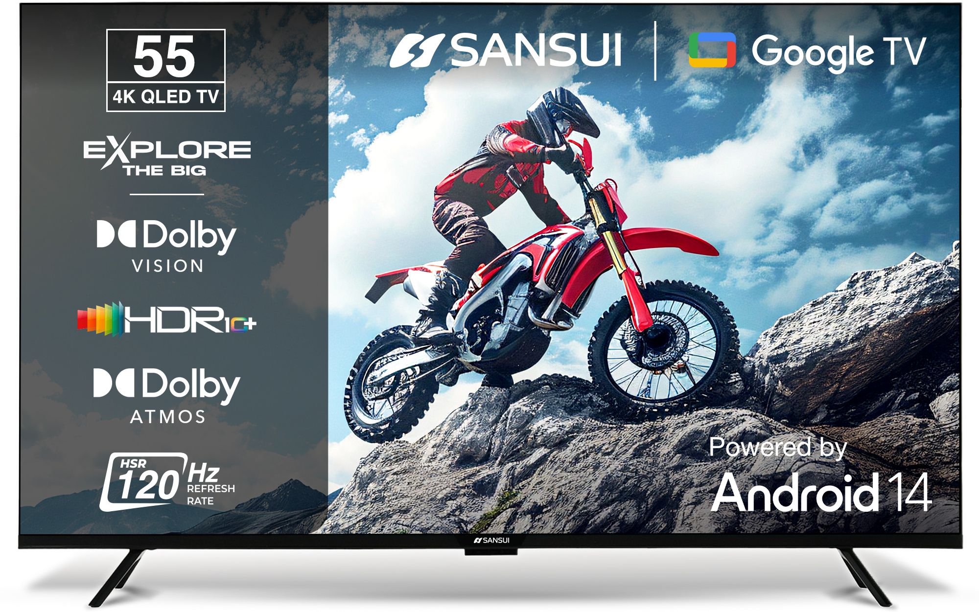 140 cm (55 inch) QLED Ultra HD (4K) Smart Google TV with Dolby Vision| HDR10+| Dolby Atmos| HSR 120Hz| MEMC| 30W Surround Sound| FloLED Panel-image-44