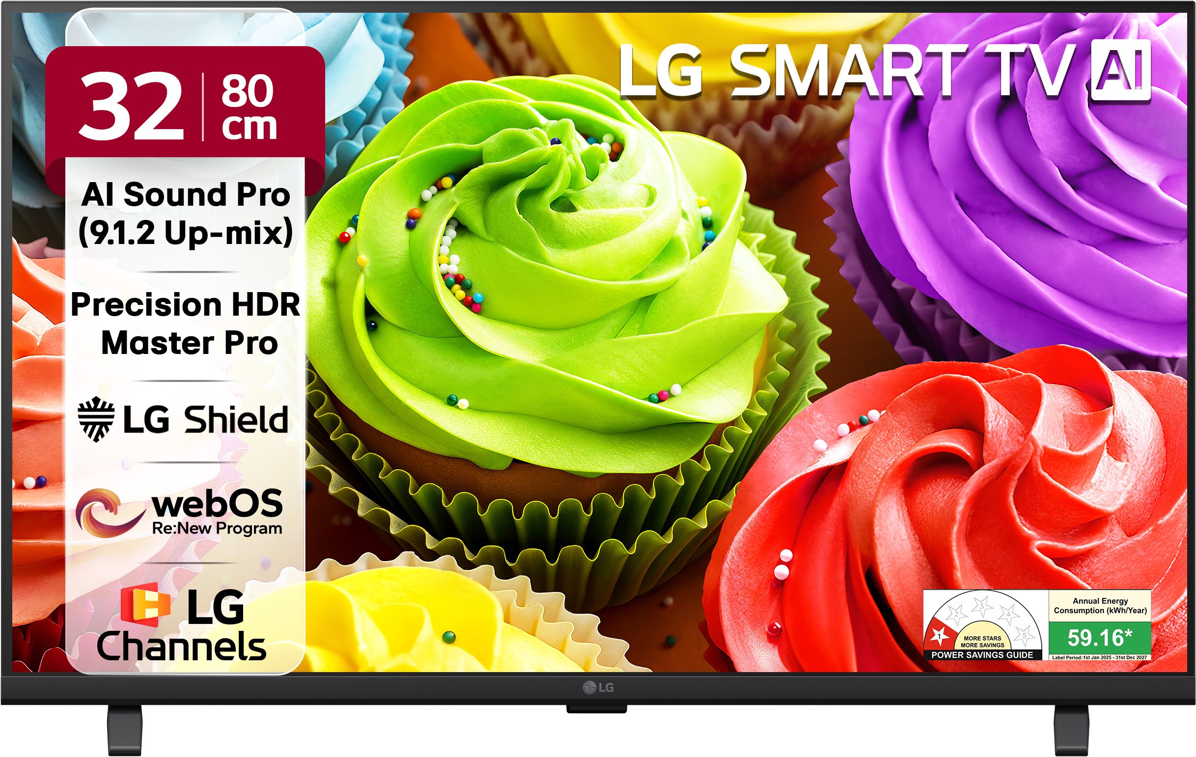 AI LB65 80 cm (32 inch) Full HD LED Smart WebOS TV 2026 Edition with ?5 AI Processor Gen9 HDR10 Pro AI Magic Remote Compatible AI Sound Pro (Virtual 9.1.2 Up-mix) 60 Hz Refresh Rate 5 Years Free OS upgrade Secured by LG Shield LG Channels-image-26