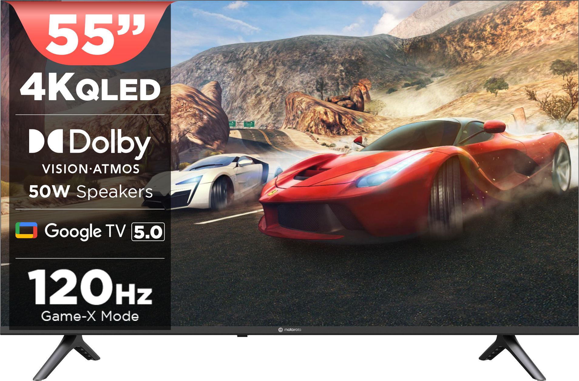 139.7 cm (55 inch) QLED Ultra HD (4K) Smart Google TV 2025 Edition