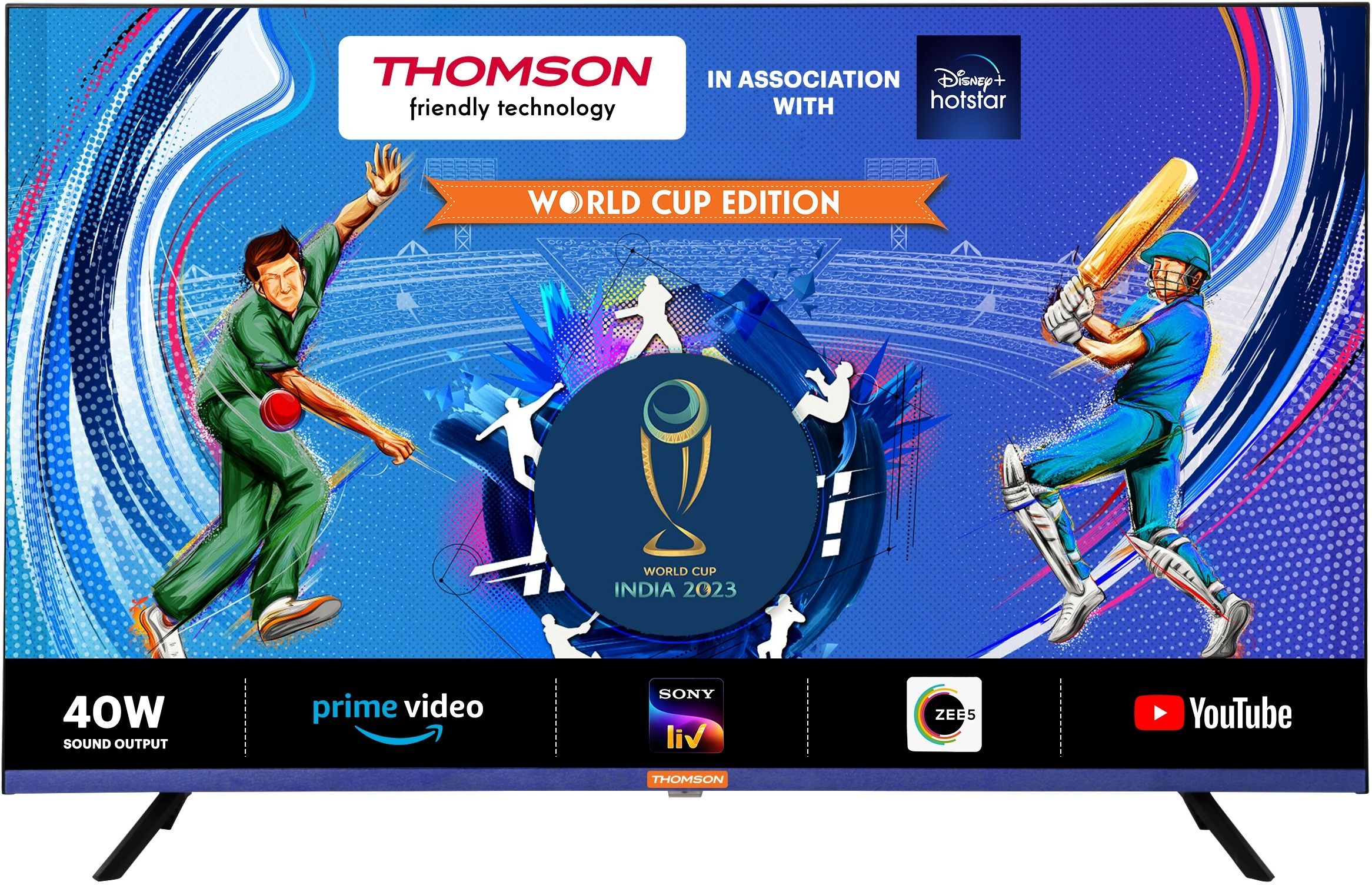 thomson World Cup 108 cm (43 inch) Full HD LED Smart Linux TV with 40 W Sound Output & Bezel-Less Design-picture-49