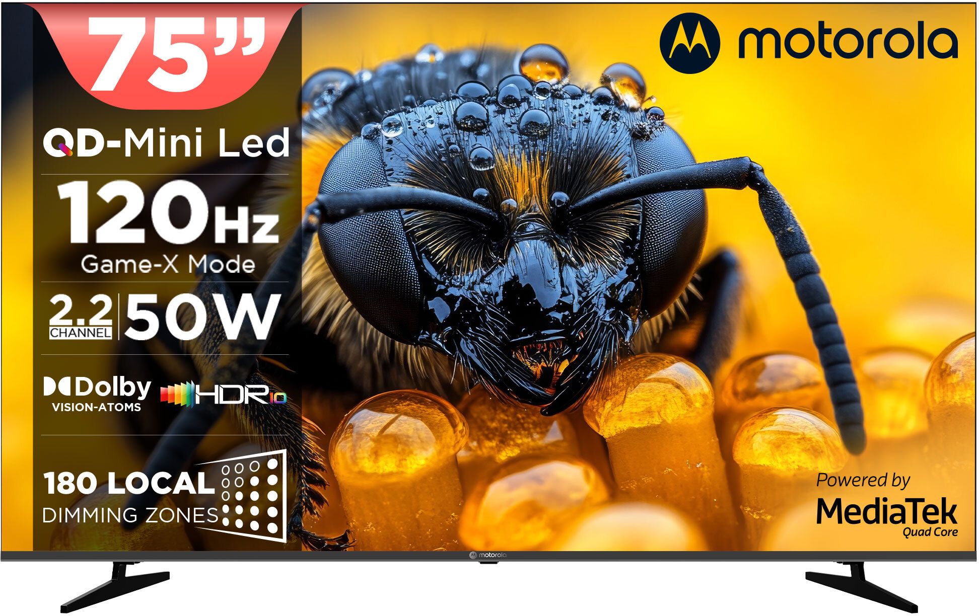 190 cm (75 inch) Ultra HD (4K) Mini LED Smart Google TV 2026 Edition with QD Mini LED, 180 Local Dimming Zones / LEDs, 2.2 Channel Audio System AIPQ, Mediatek Processor, 120Hz refresh rate, Dolby Vision-Atmos, HDR10-image-38