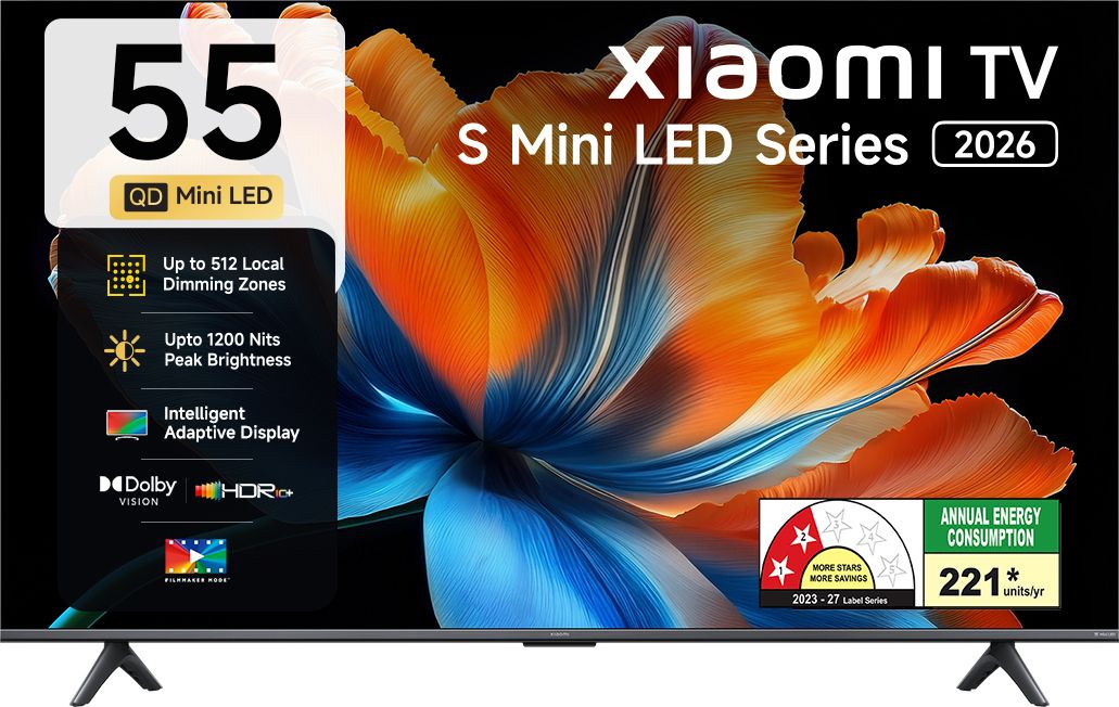 S Series 138.68 cm (55 inch) Ultra HD (4K) Mini LED Smart Google TV 2026 Edition with Flagship Mini LED Backlight Technology Ultra High 1200 nits brightness True 512 local dimming zones 34W Quad Dolby Audio Quantum Dot magiQ Dolby Vision Mi TV-image-21