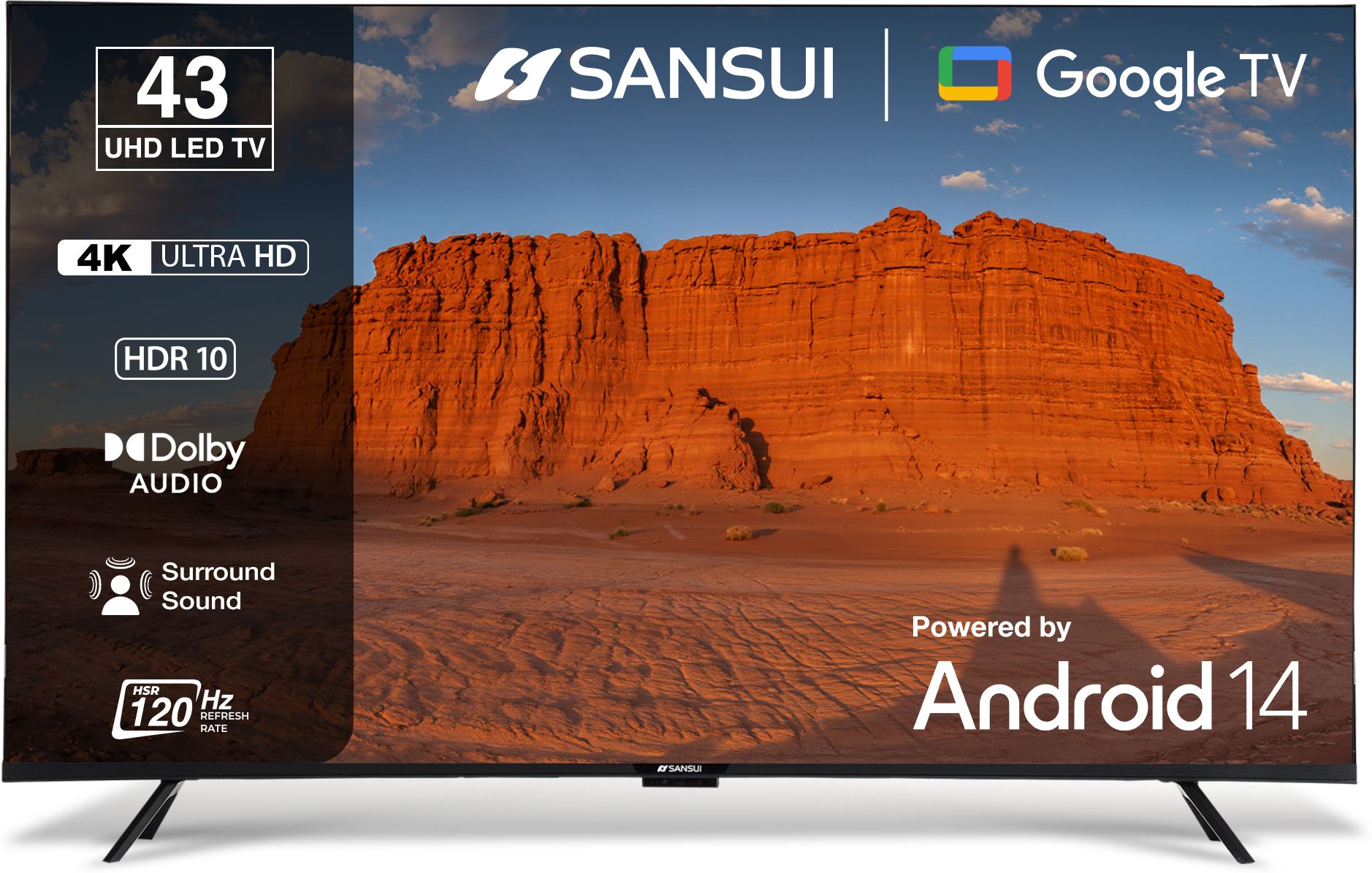 109 cm (43 inch) Ultra HD (4K) LED Smart Google TV with HDR10| HLG| Dolby Audio| HSR 120Hz Refresh Rate| MEMC| 30W Surround Sound| FloLED Panel-image-29