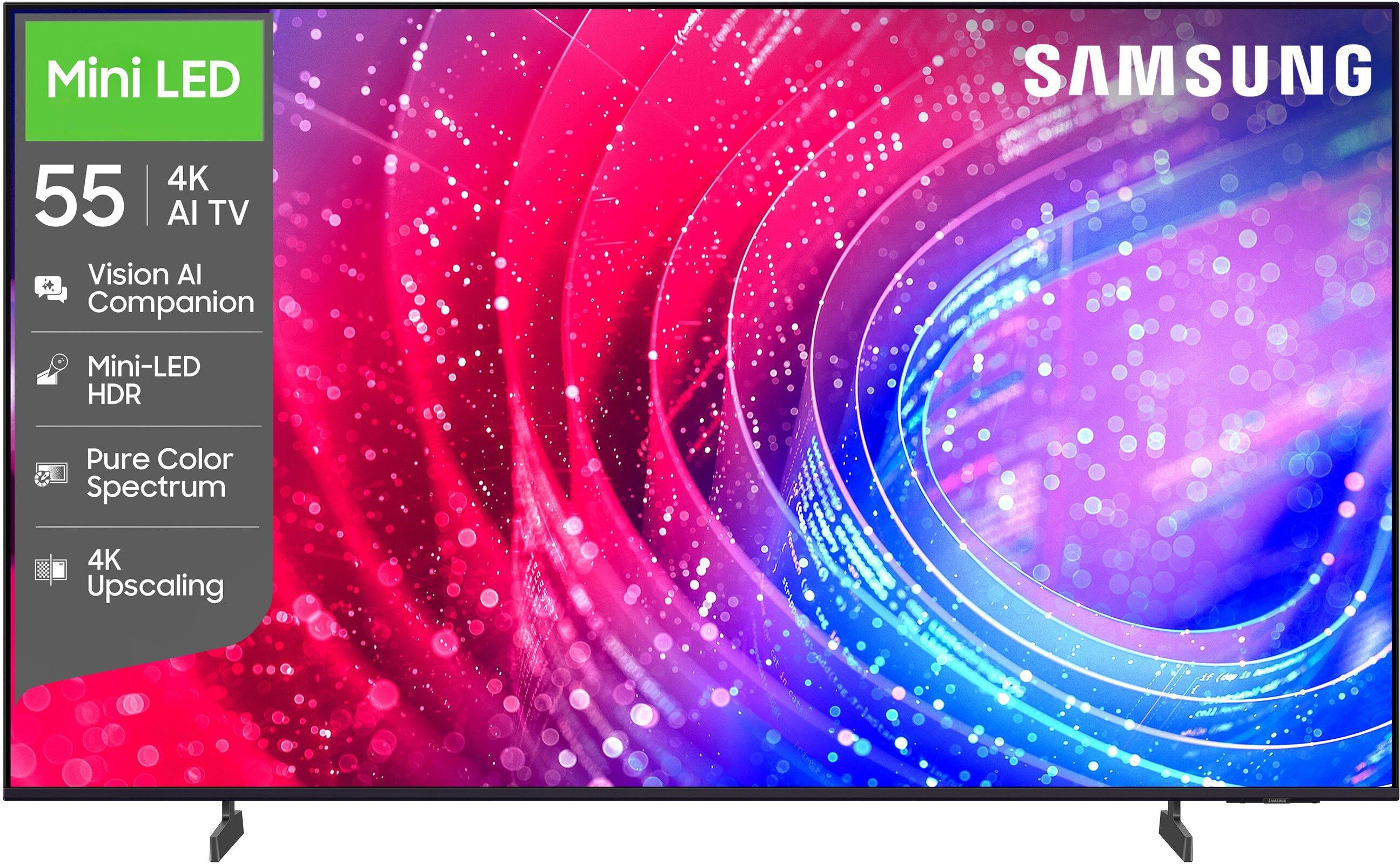 Vision AI 138 cm (55 inch) Ultra HD (4K) Mini LED Smart Tizen TV 2026 Edition with Vision AI Companion Mini LED HDR Pure Spectrum Color 4K Upscaling Color Booster Samsung Knox Security 150+ Free Channels Dynamic Sound Pack-image-33