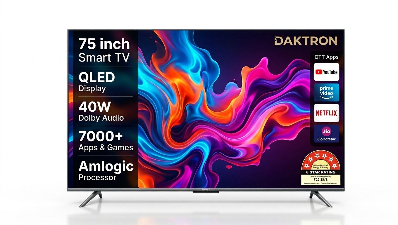 Andorid Smart TV 189 cm (75 inch) QLED Ultra HD (4K) WebOS TV 2026 Edition with ANDORID Smart TV-image-1