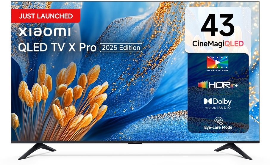 X Pro CineMagiQLED 108 cm (43 inch) QLED Ultra HD (4K) Smart Google TV 2025 Edition
