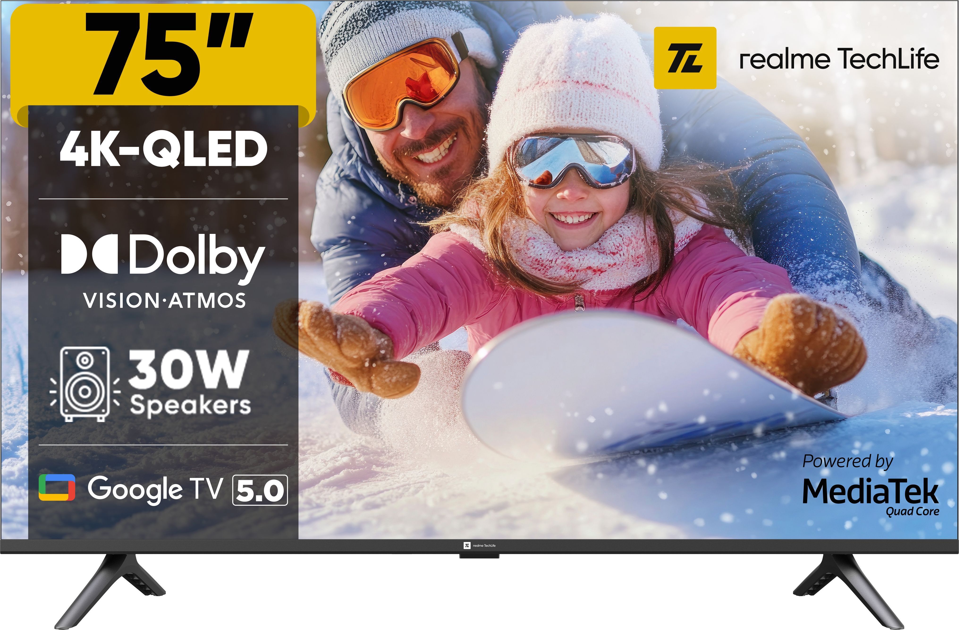 realme techlife 191 cm (75 inch) QLED Ultra HD (4K) Smart Google TV 2025 Edition-picture-31