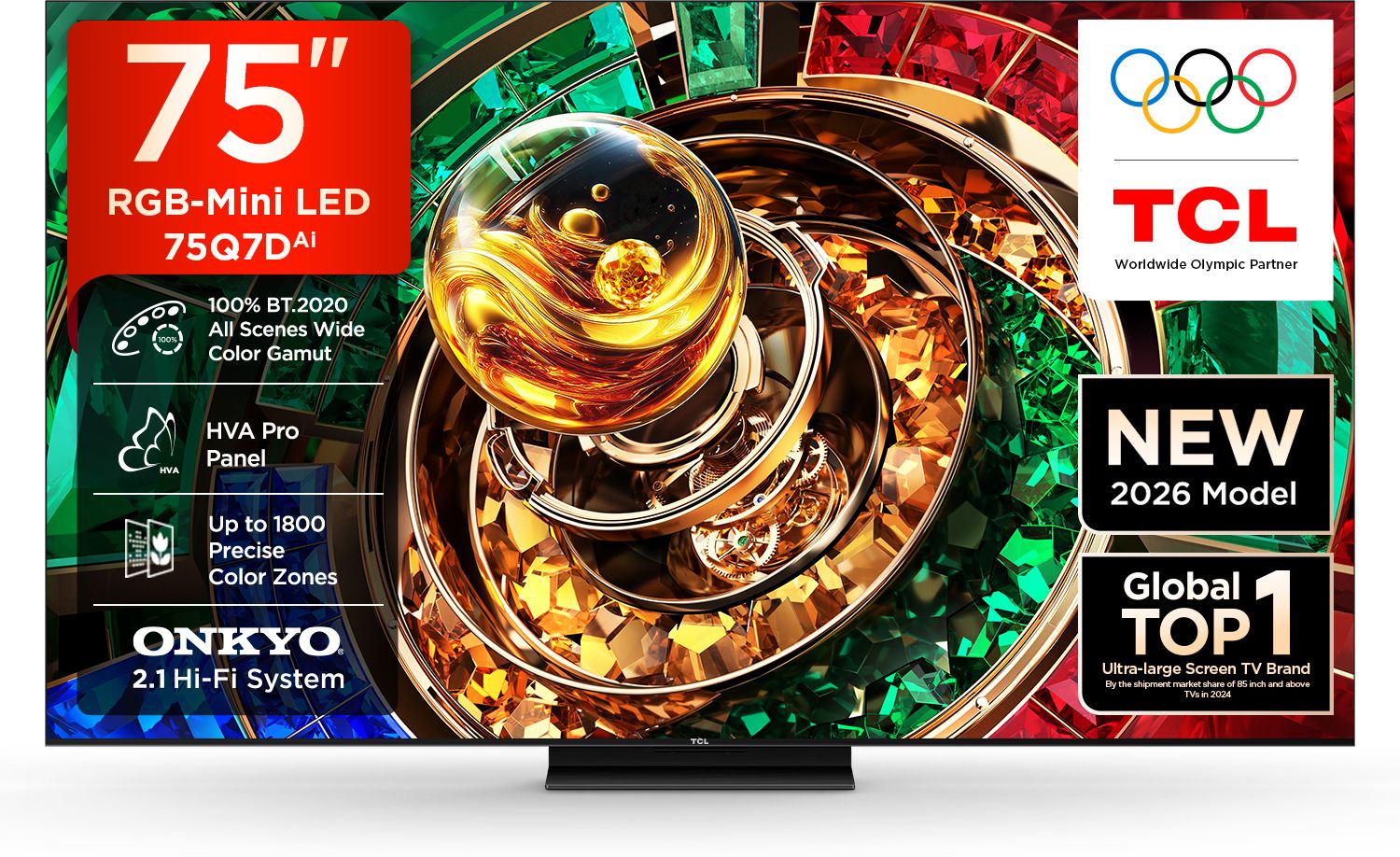 Q7D 189.31 cm (75 inch) Ultra HD (4K) Mini LED Smart Google TV 2026 Edition with Up to 2160 Precise Dimming Zones Up to HDR 2000 nits HVA Pro Panel with Up to 100% BT.2020 40W ONKYO 2.1Hi-Fi with Flush Unibody & Slim Design RGB-Mini LED-image-22