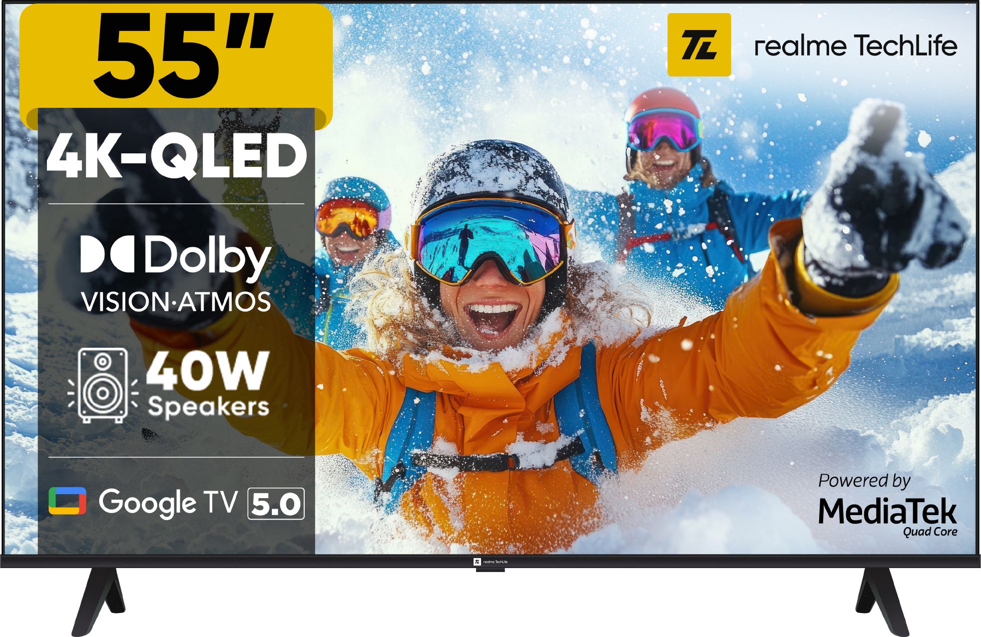 realme techlife 139 cm (55 inch) QLED Ultra HD (4K) Smart Google TV 2026 Edition-picture-22