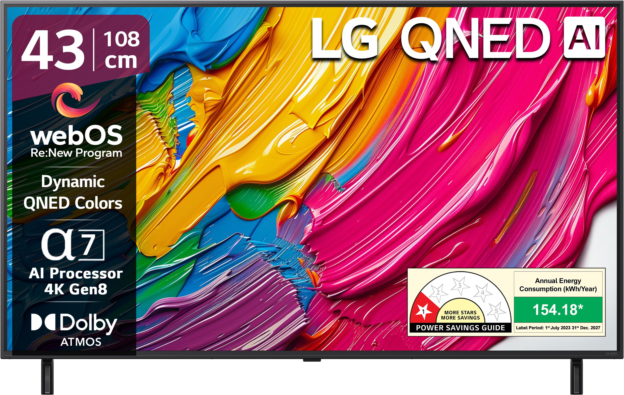 lg QNED8AA 108 cm (43 inch) Ultra HD (4K) QNED Smart WebOS TV 2025 Edition-picture-4