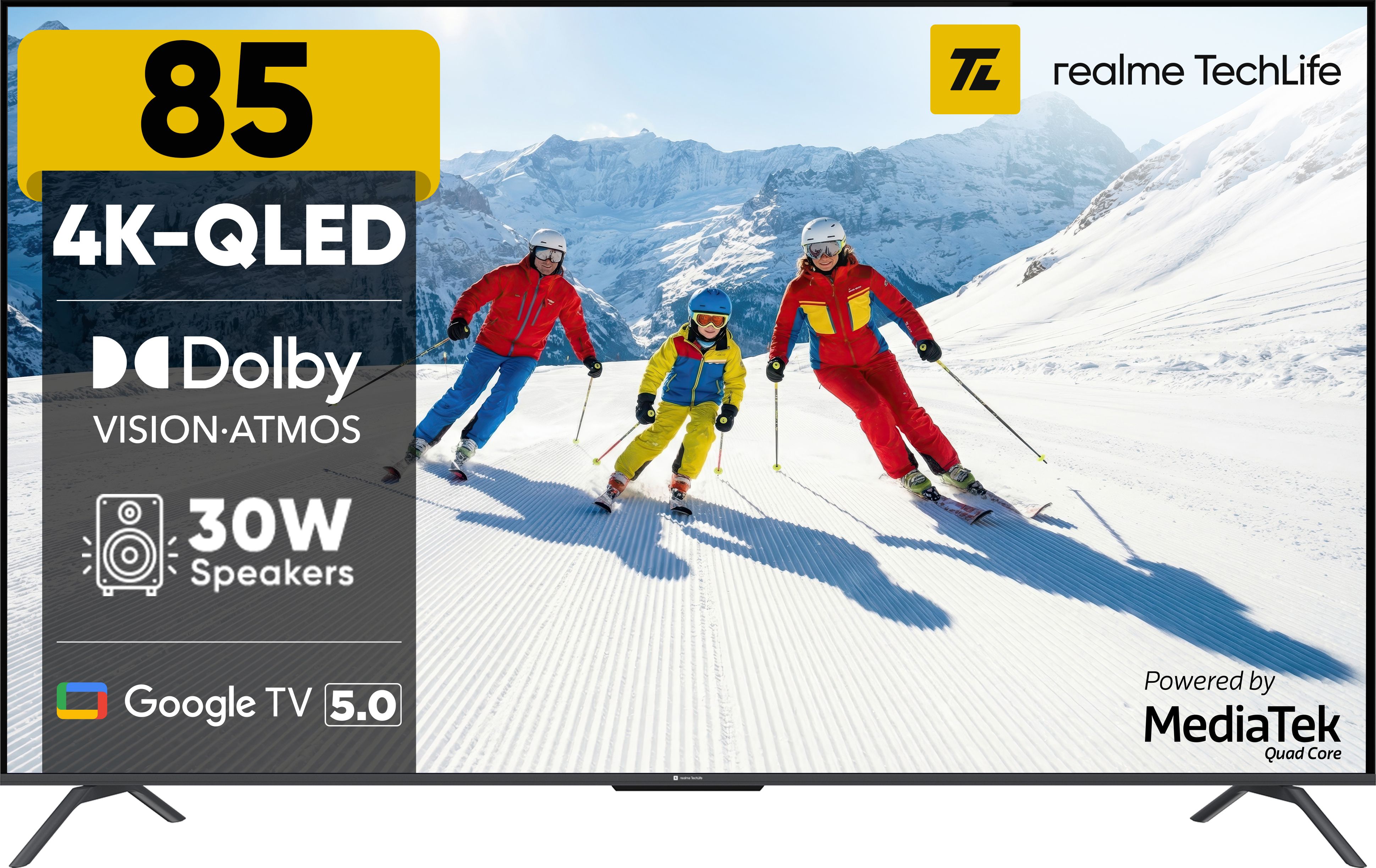 215 cm (85 inch) QLED Ultra HD (4K) Smart Google TV 2026 Edition with 5.0 OS, Dolby Audio, and 30 W downfiring speaker-image-21