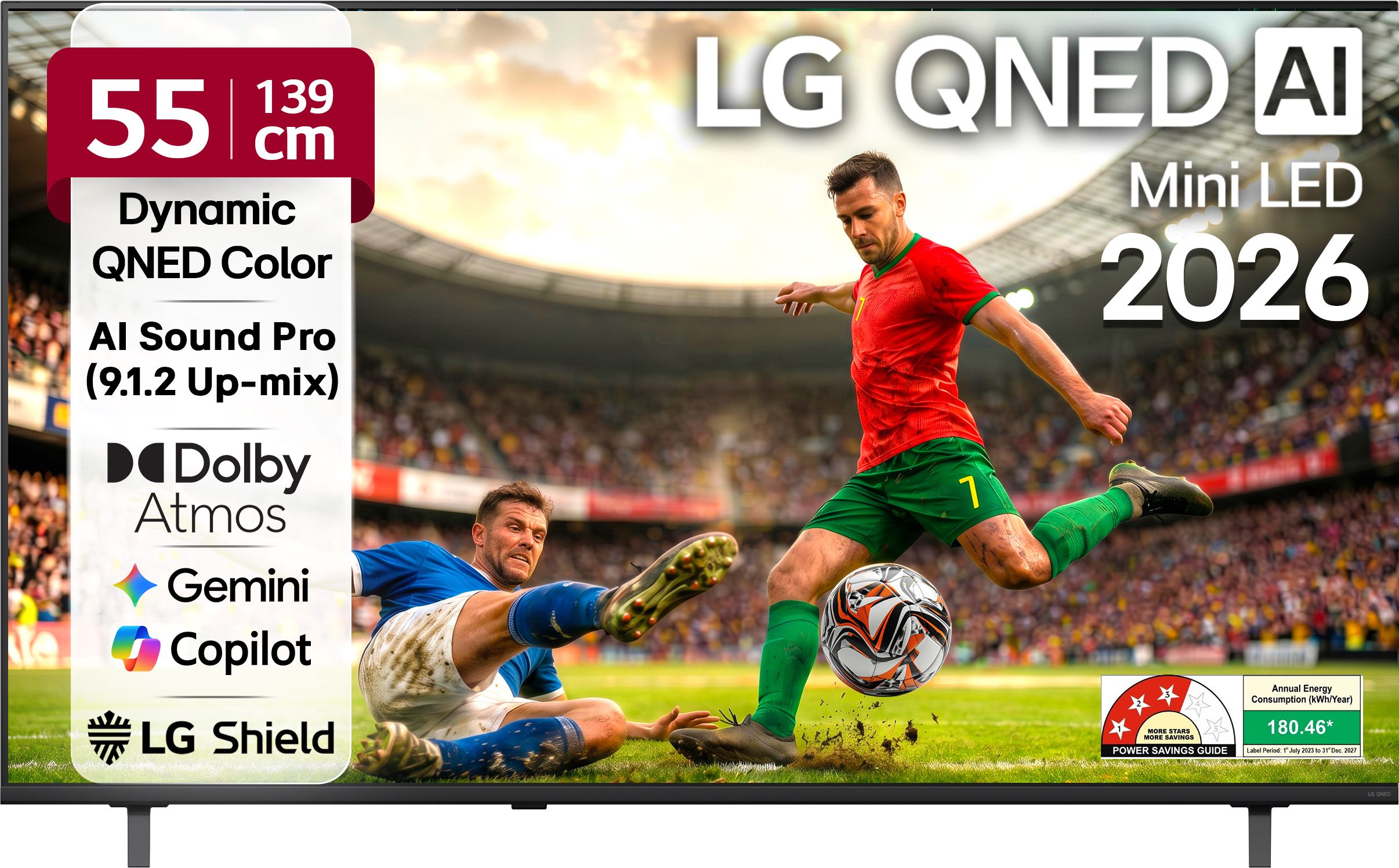 AI QNED65 139 cm (55 inch) Ultra HD (4K) Mini LED Smart WebOS TV 2026 Edition with Dynamic QNED Color, Alpha7 AI Processor 4K Gen8, HDR10 Pro, Dolby Atmos, AI Sound Pro (9.1.2 ch), Multi AI (Google Gemini & MS Copilot), Linear Flow Design, 60Hz VRR, 5 Years OS upgrade, Secured by LG Shield, LG Channels-image-48