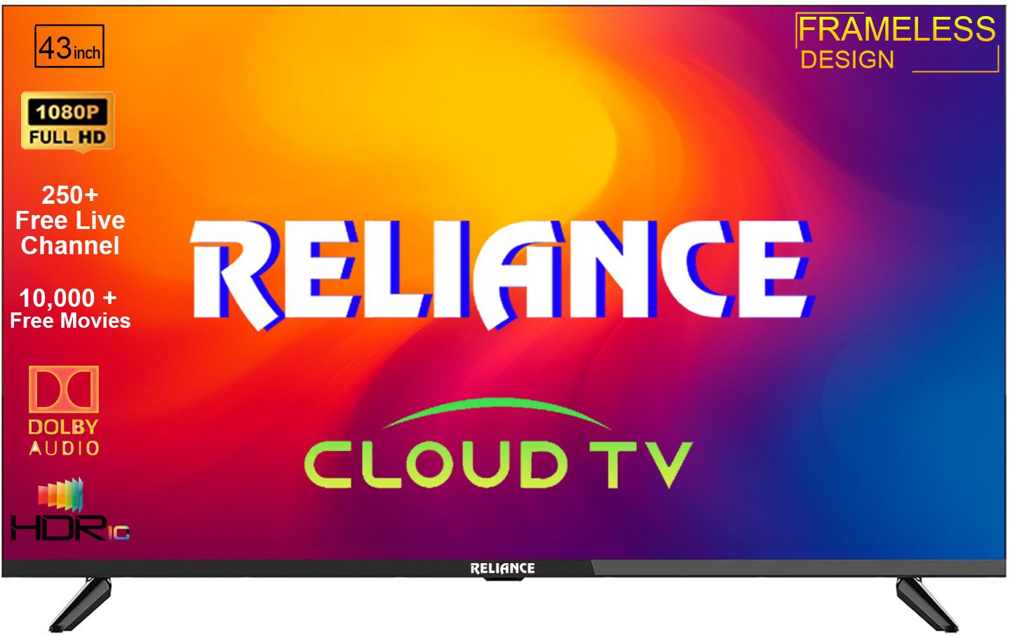 Cloud OS 108 cm (43 inch) Full HD LED Smart Android TV 2026 Edition with 250+ Live TV Channl Free, 10,000 Free Movie-image-45