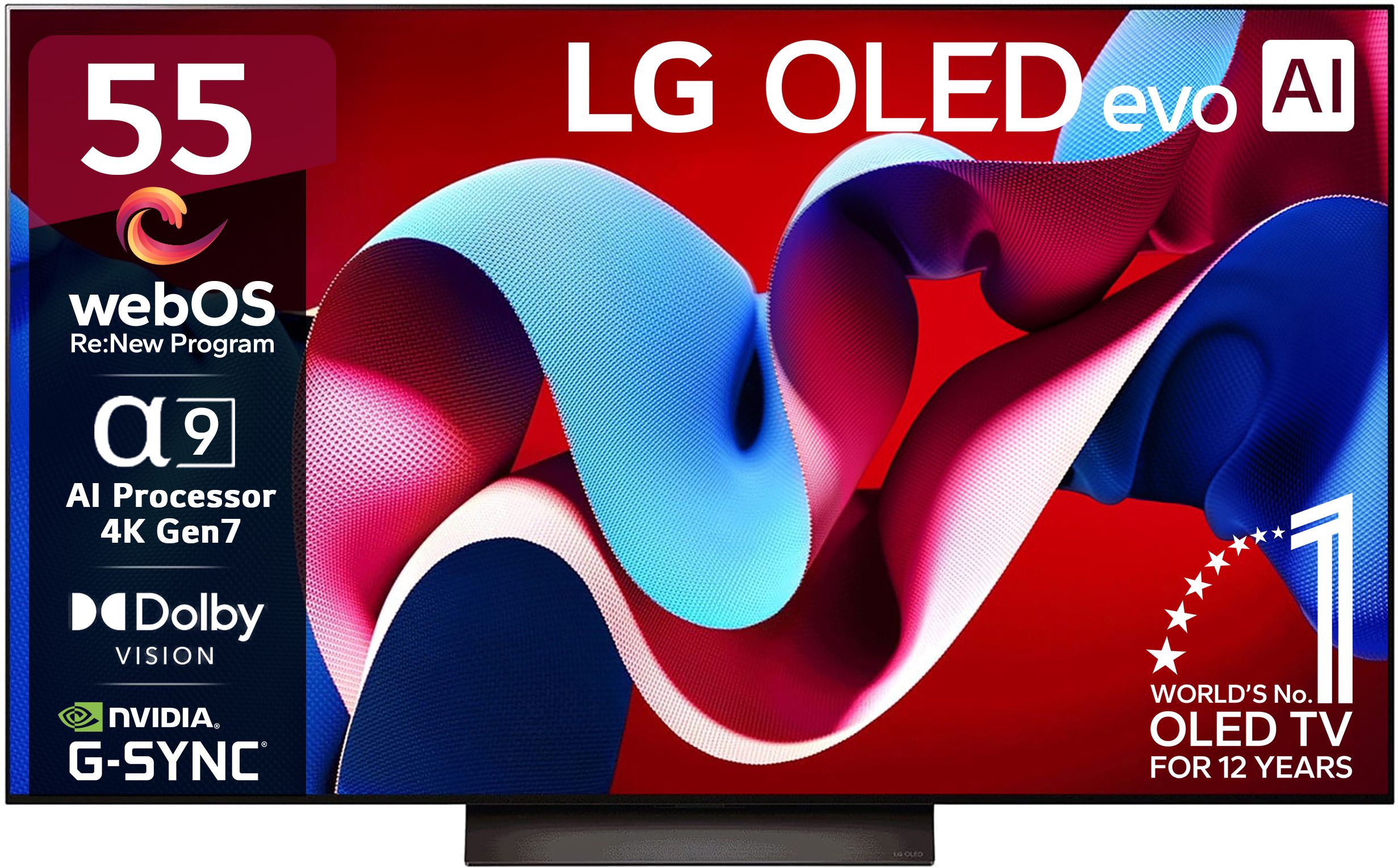lg OLED C4 139 cm (55 inch) OLED Ultra HD (4K) Smart WebOS TV 2024 Edition-picture-1